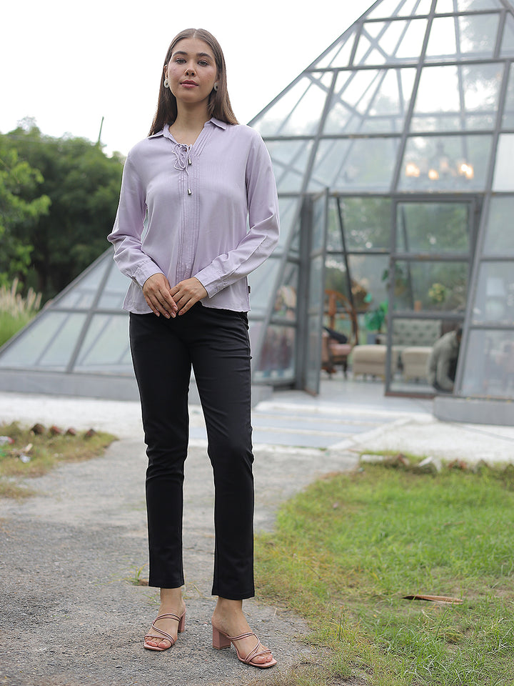 Tailored Deep Purple Shirt