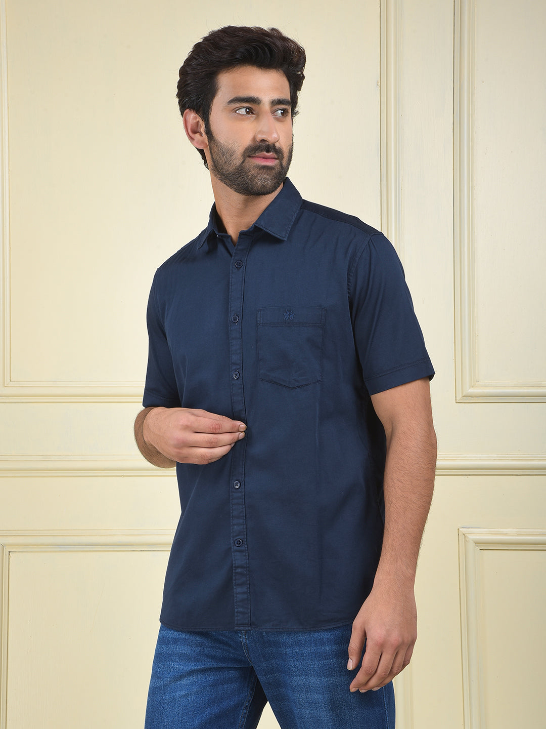 Dynamic Energy Navy Blue Shirt