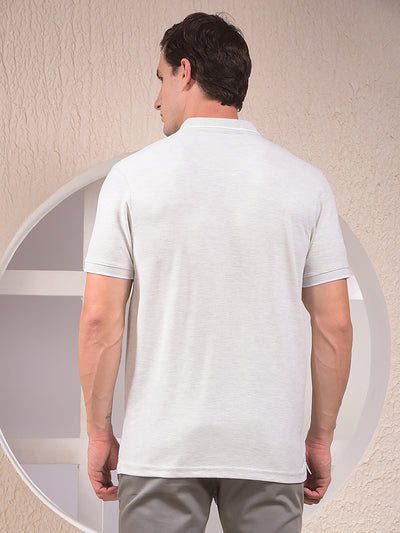 Grey Polo Neck T-Shirt