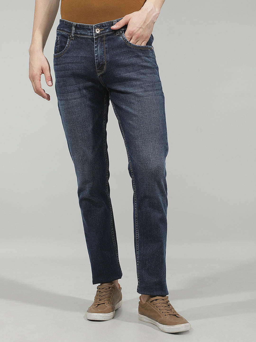 Classic Washed Blue Jeans
