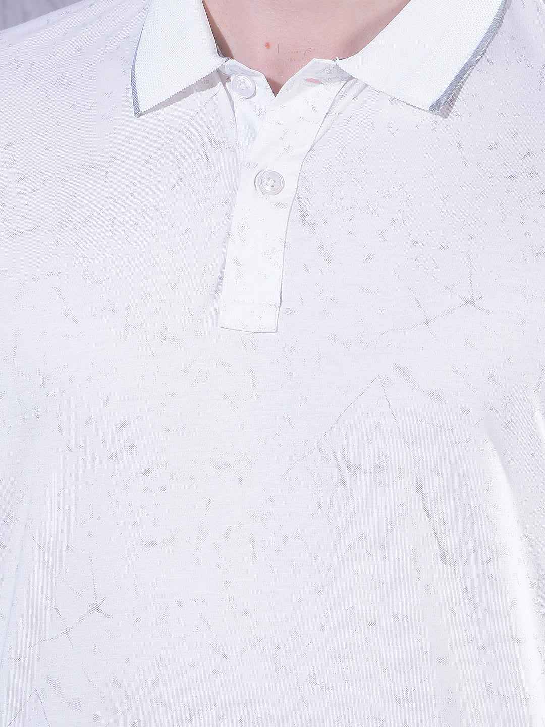 White Printed T-Shirt