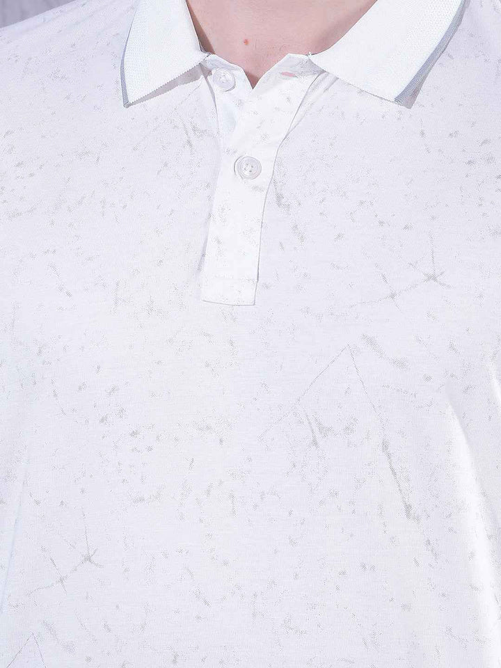 White Printed T-Shirt