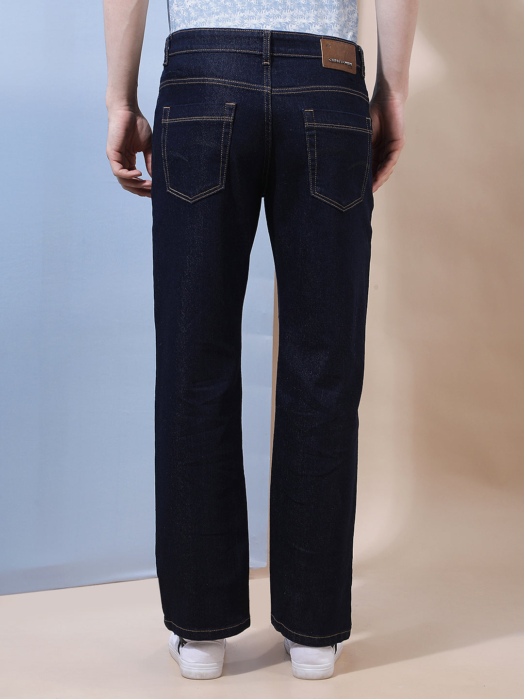 Navy Blue Baggy Jeans