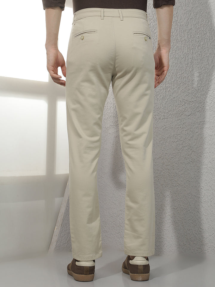 Warm Sand Beige Trousers