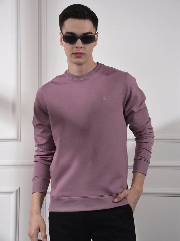Pink Typographic Print Sweatshirt
