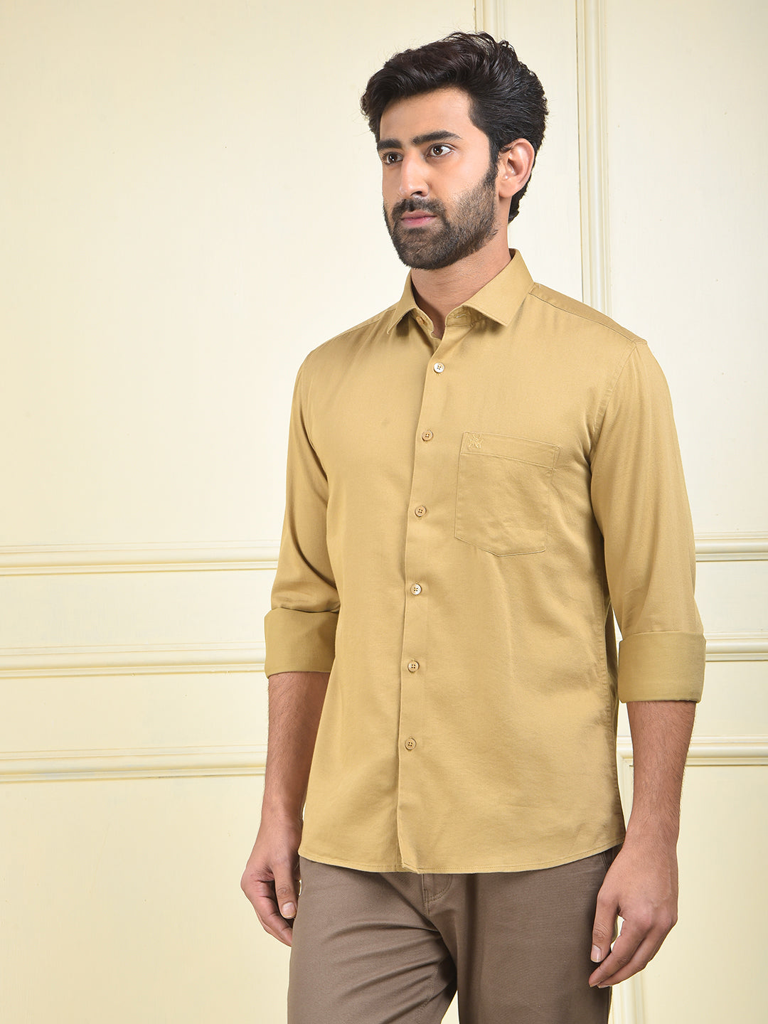 Daily Fit Beige Shirt