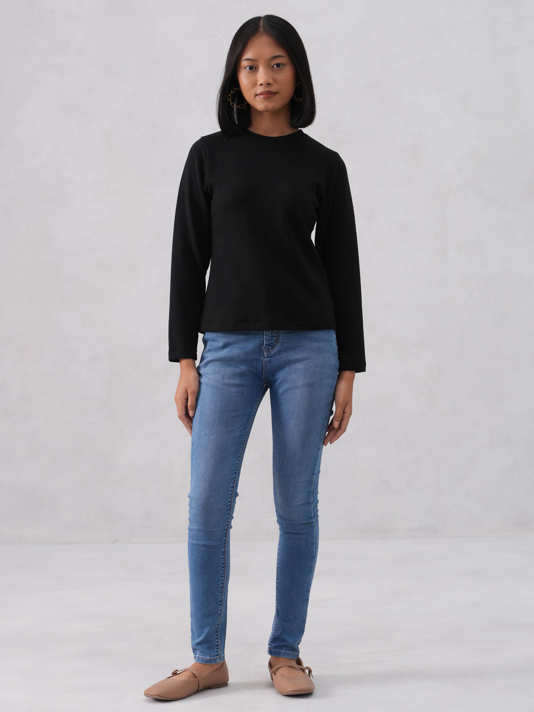 Classic Black Long Sleeve T-Shirt