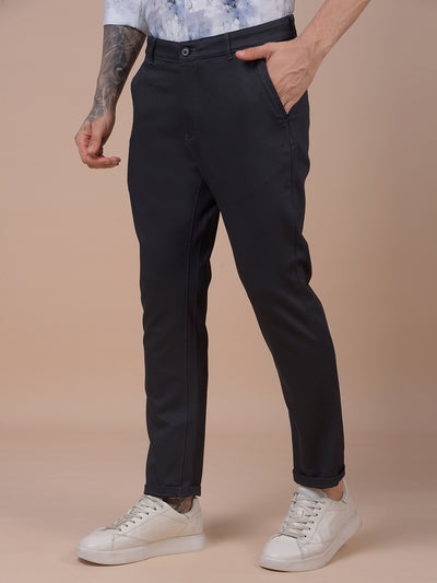 Black Printed Trousers