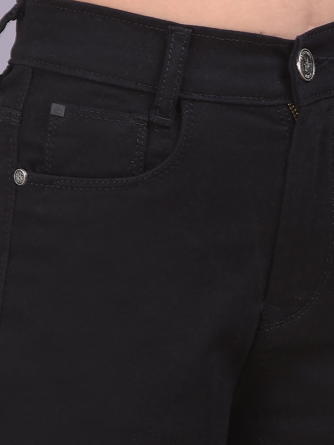 Black Baggy Cargo Jeans