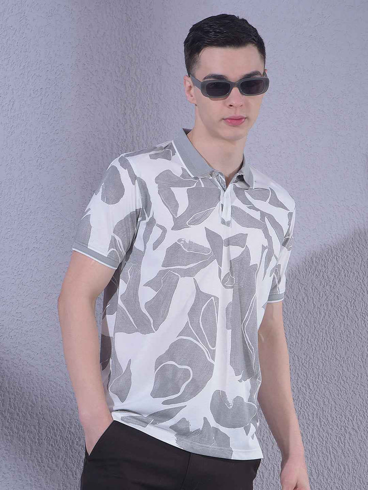 Grey Printed T-Shirt