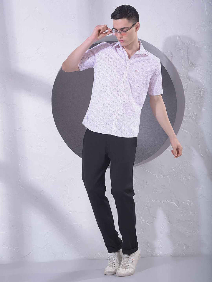 Blush Pink Printed Shirt