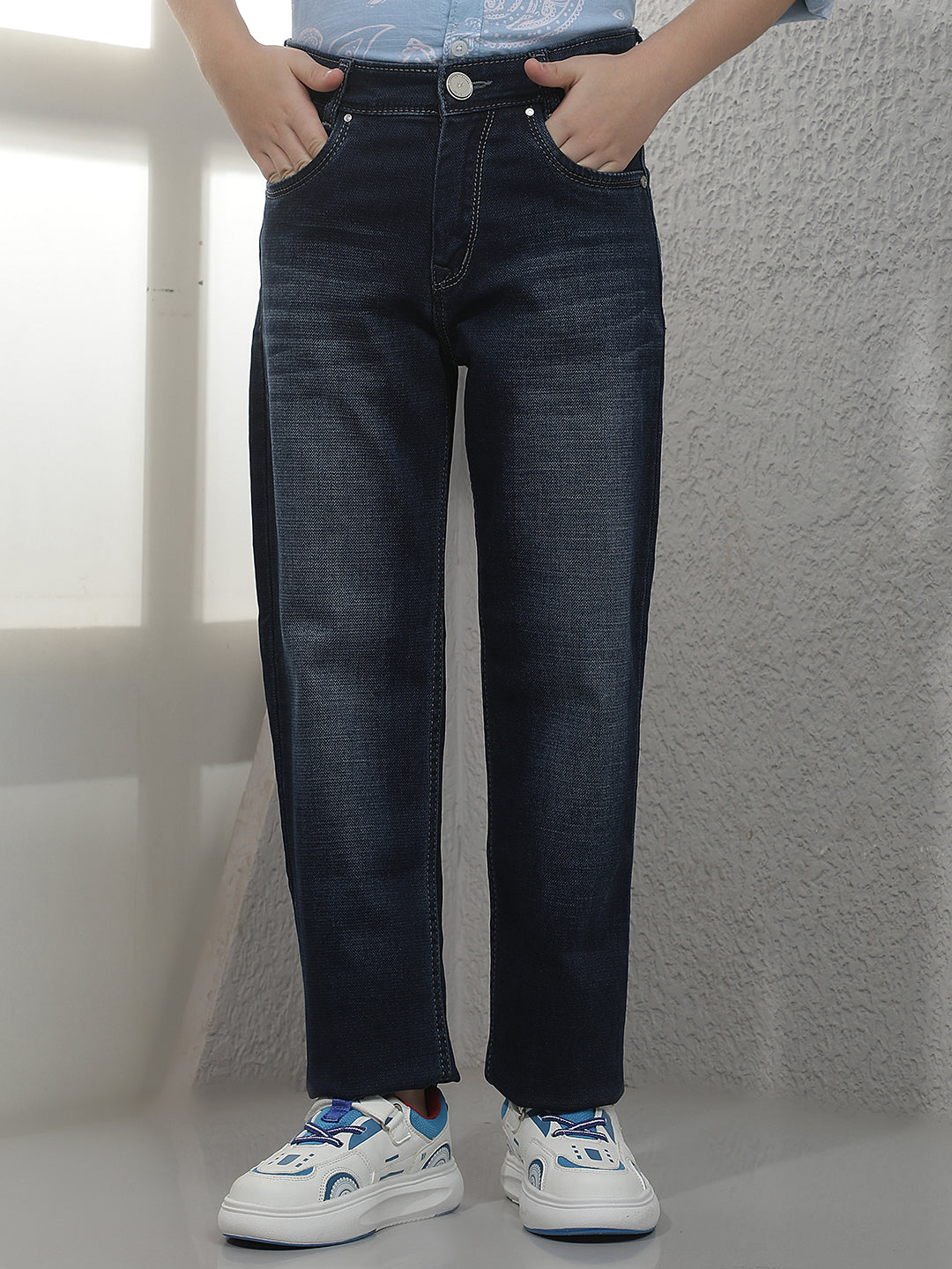 Deep Ocean Blue Jeans