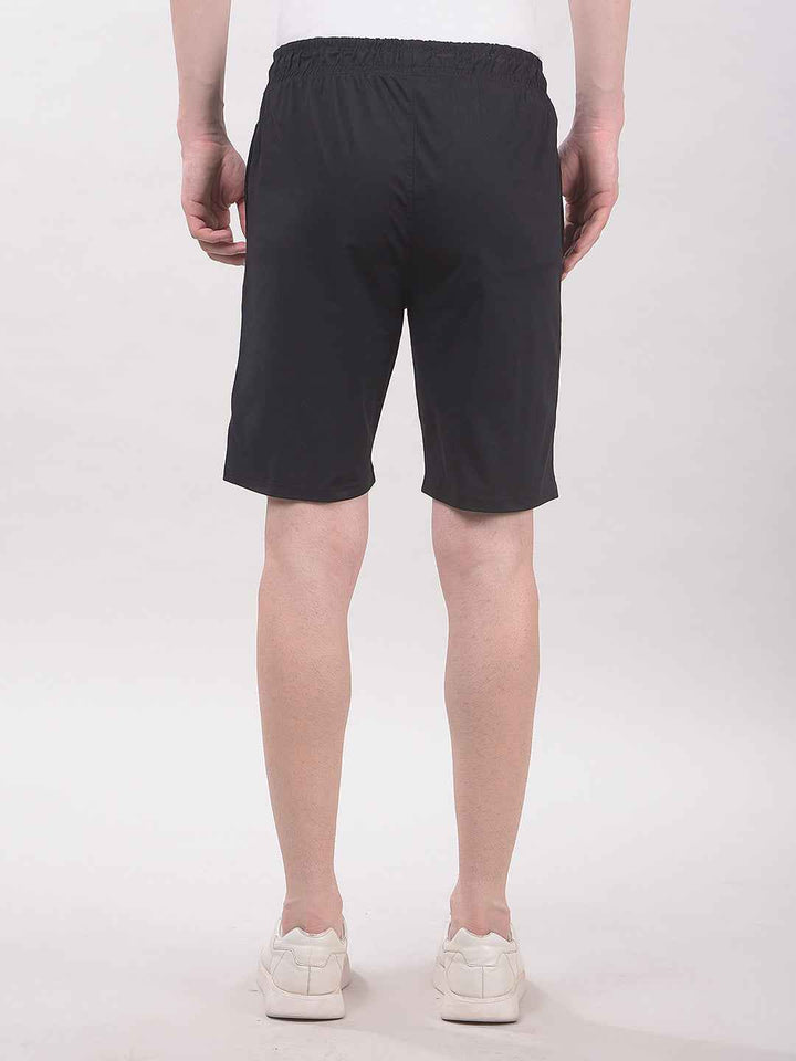 AetheronNoir Stripe Draw Shorts