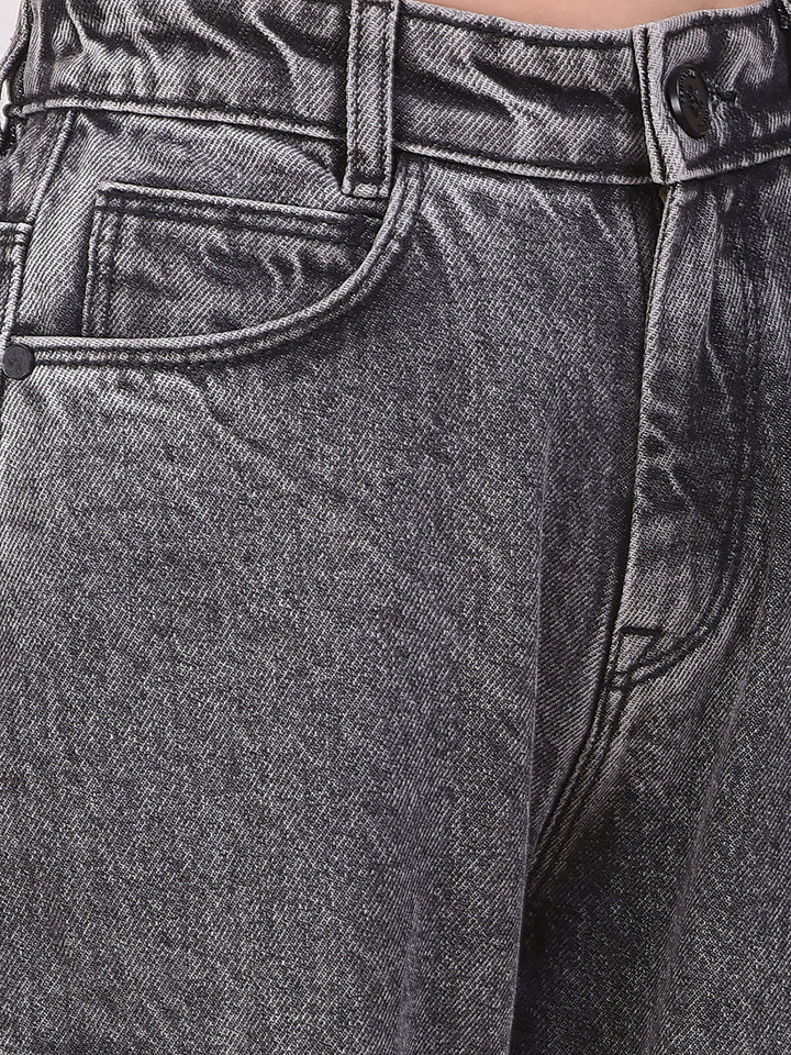 Grey Baggy Cargo Jeans