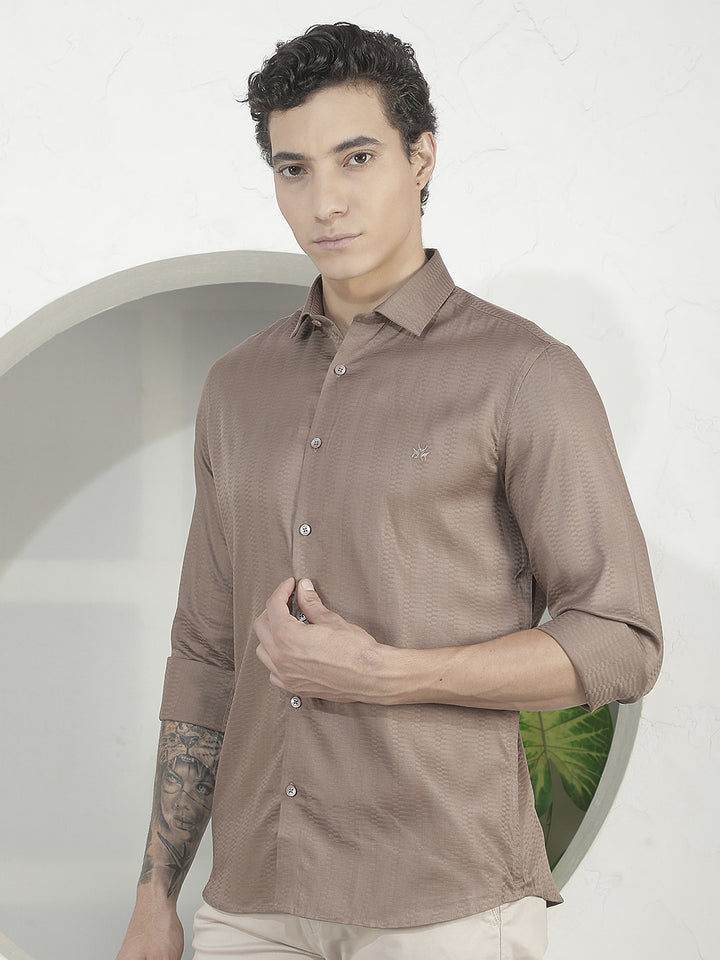 Warm Cinnamon Brown Shirt