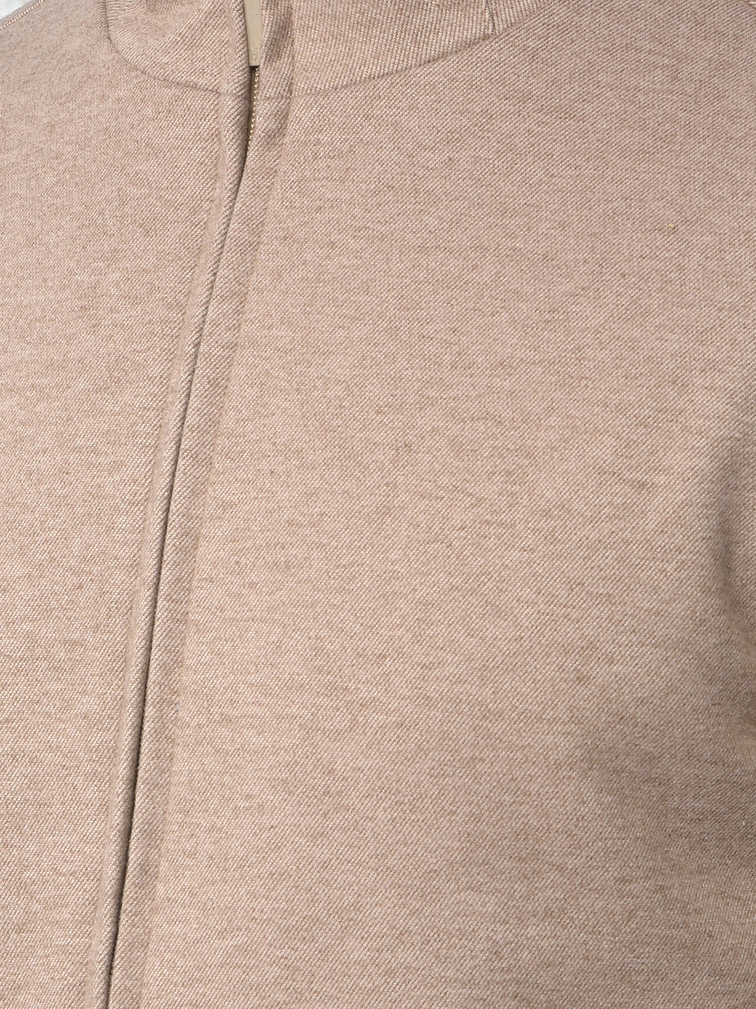 Beige Sleeveless Puffer Jacket