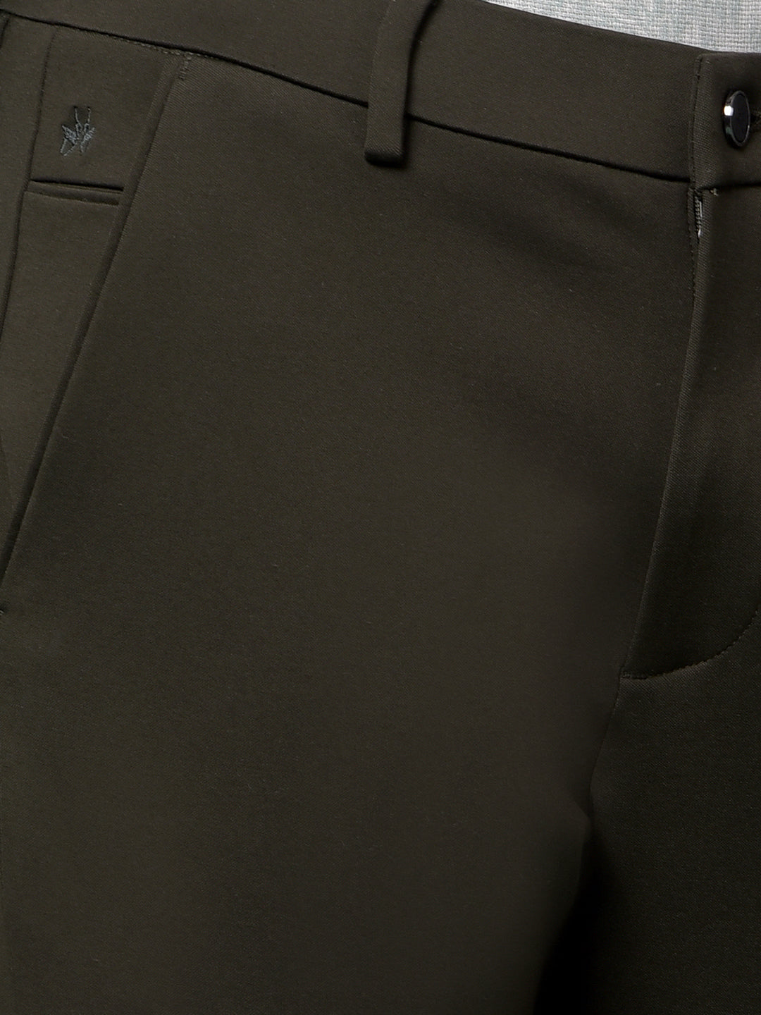 Monochrome Olive Slim Trousers
