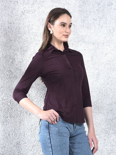 Mulberry Chic Tailored Shirt
