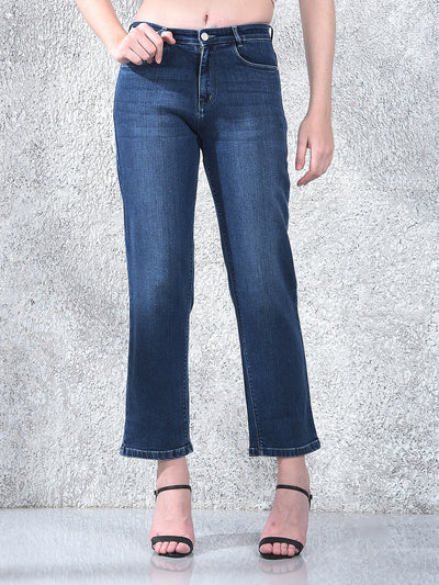 Midnight Straight Crop Jeans