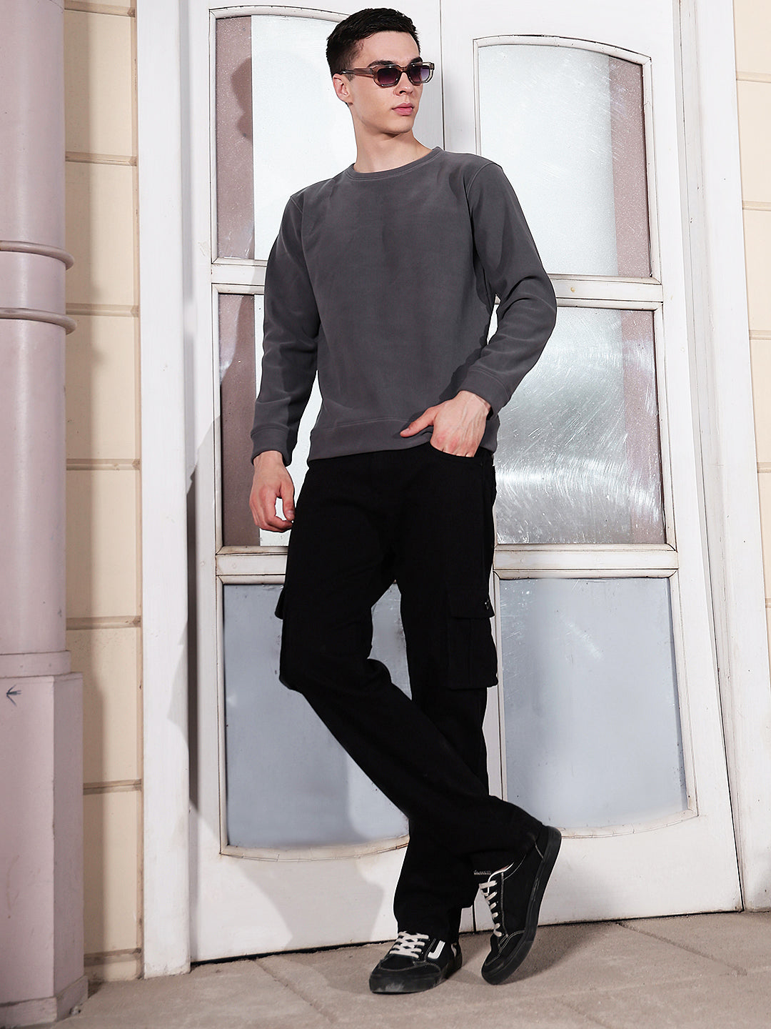 Chic Ash Grey Sweatshirt