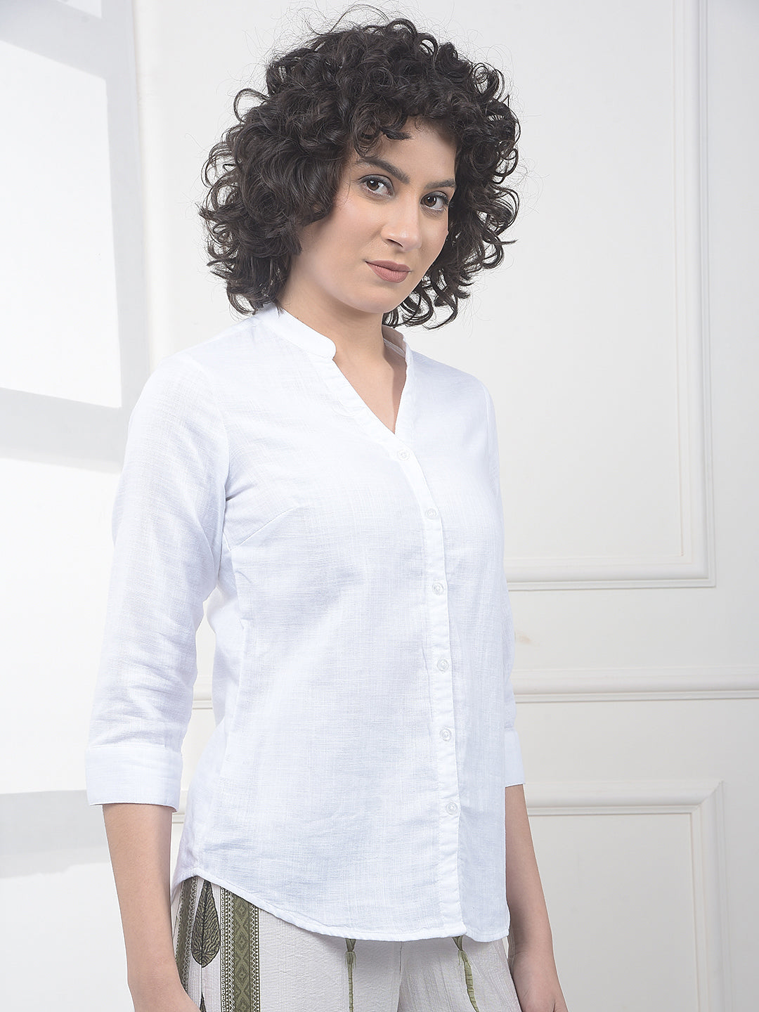 White 100% Cotton Shirt