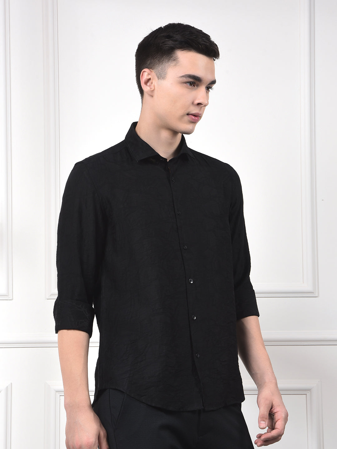 Prestige Patterned Cotton Shirt