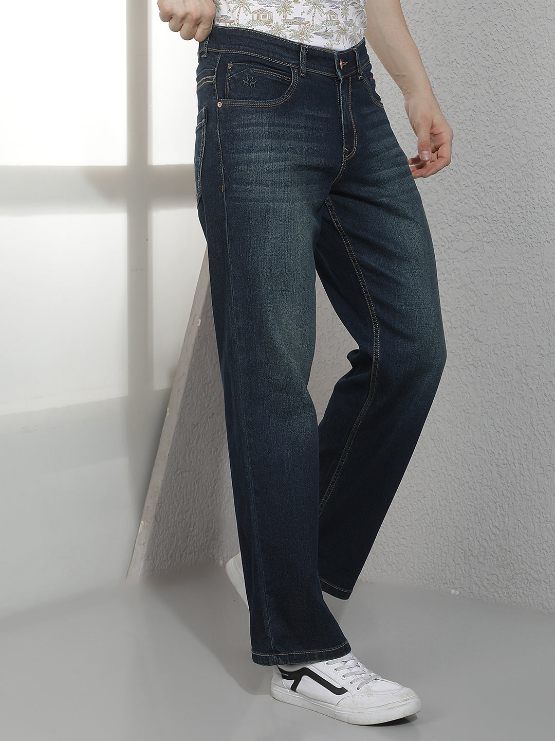 Storm Blue Baggy Jeans
