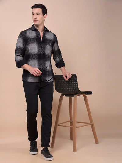 Black Printed Trousers