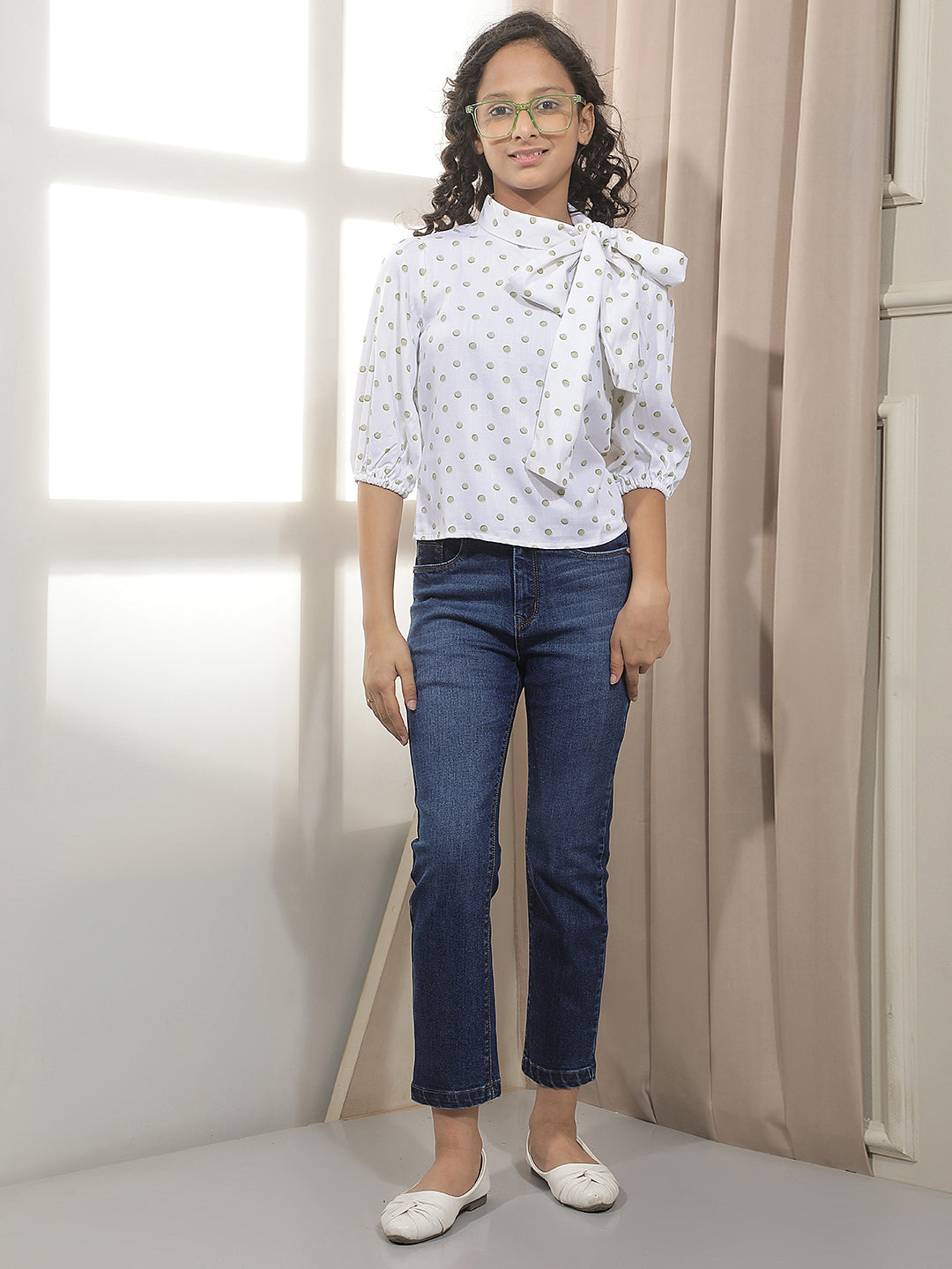Refined Indigo Blue Straight Jeans