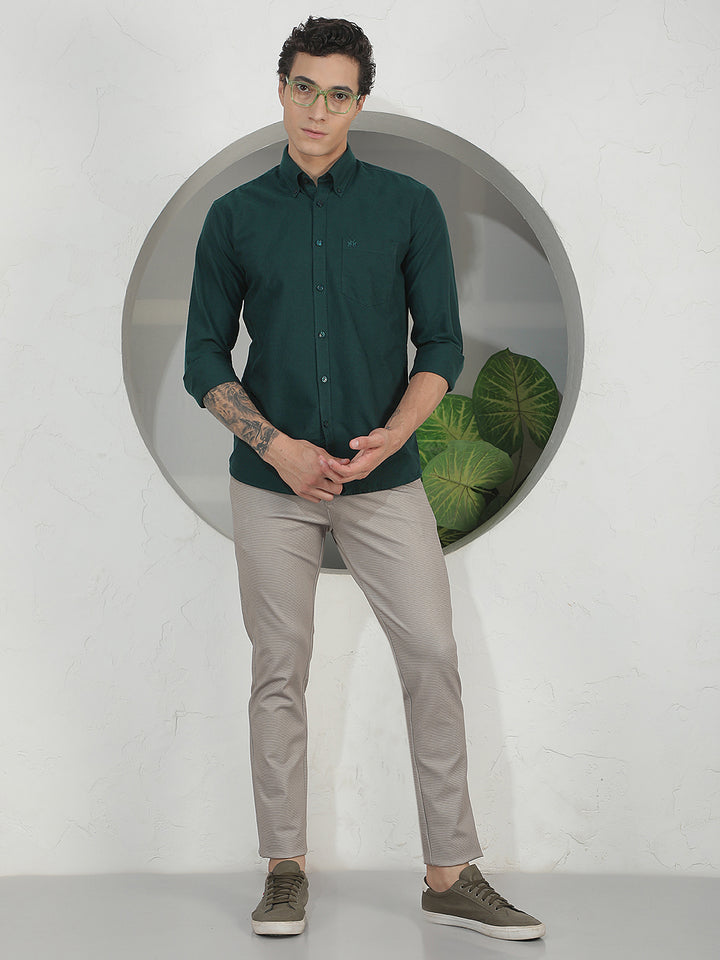 Green 100% Cotton Shirt