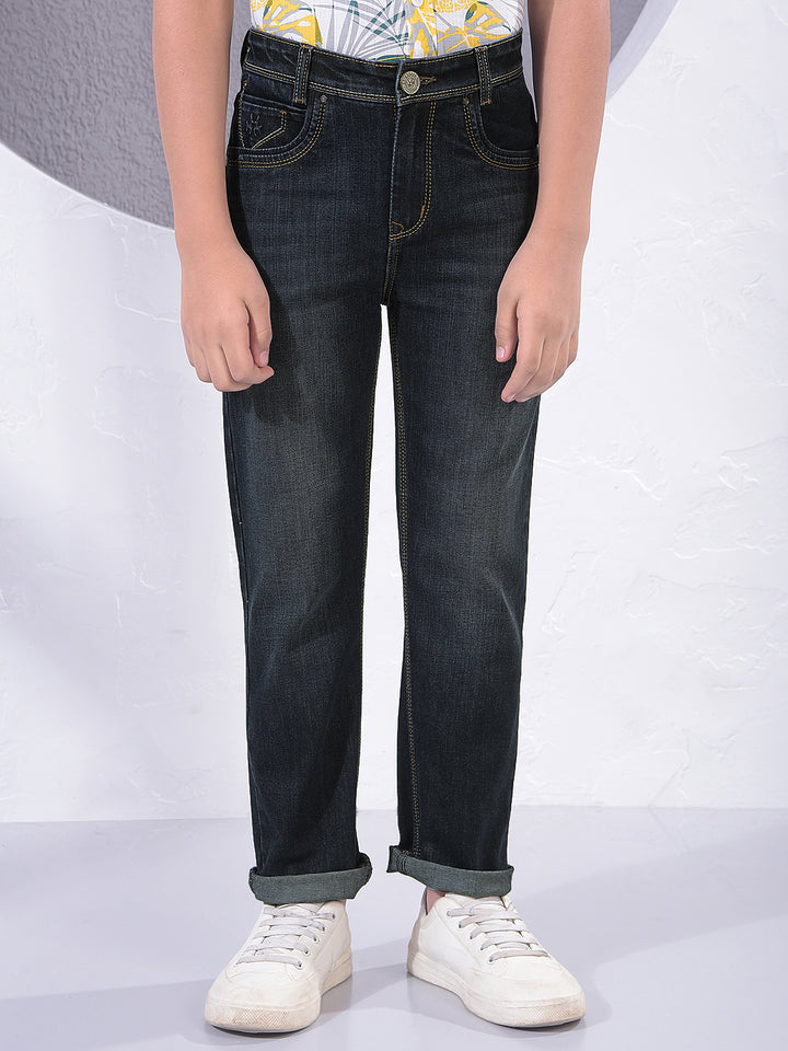 Dark Blue Classic Jeans