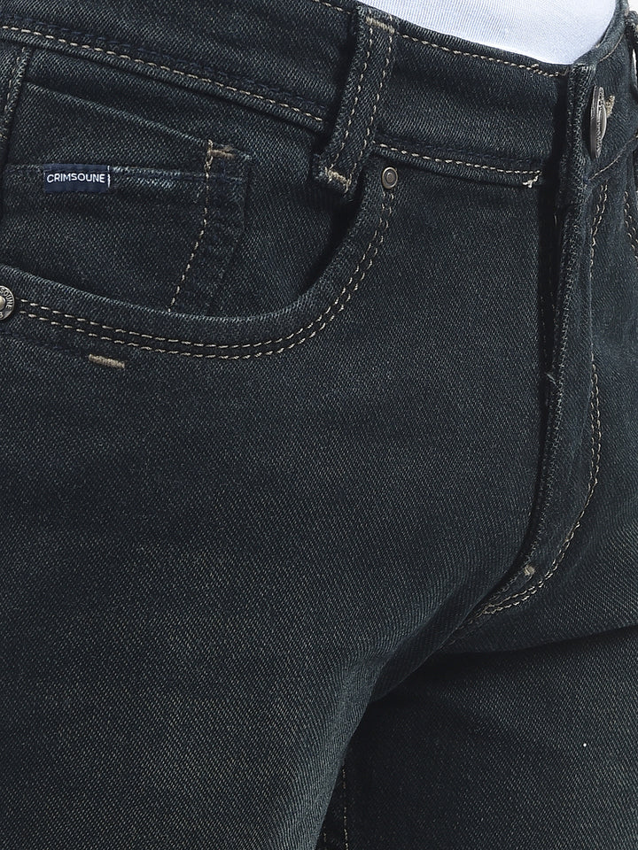 Athleisure Navy Blue Jeans