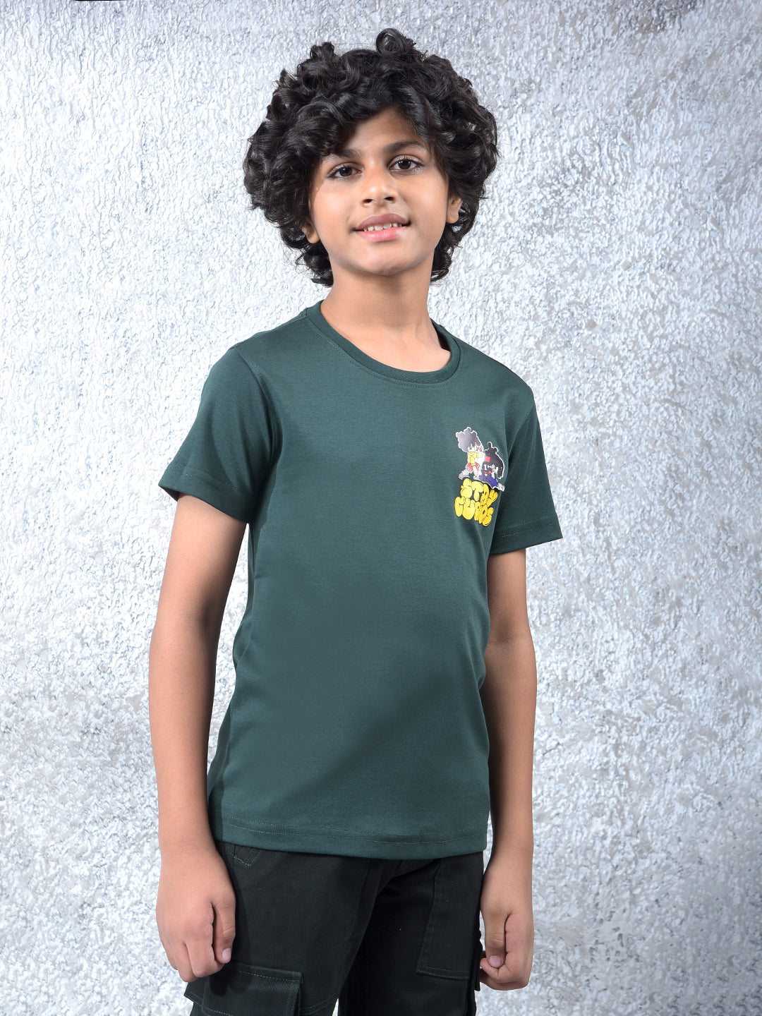 Green Graphic Print T-Shirt