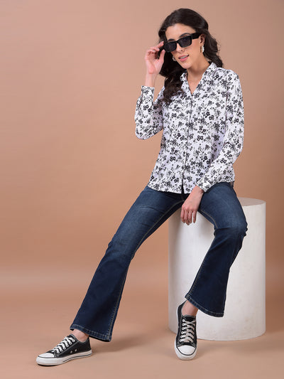 Blue Bootcut Jeans