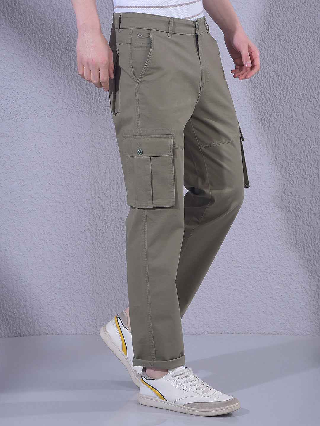 Olive Street Utility Cargo Trousers