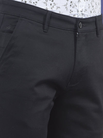 Black Straight Trousers
