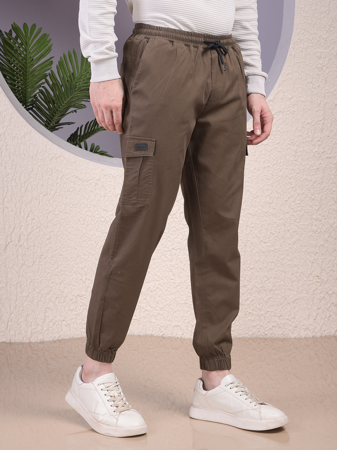 Vivid Olive Cargo Joggers
