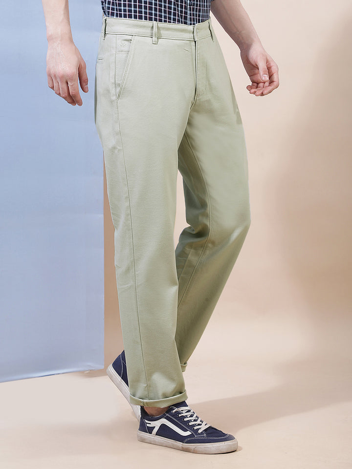 Minimalist Taupe Beige Knitted Trousers