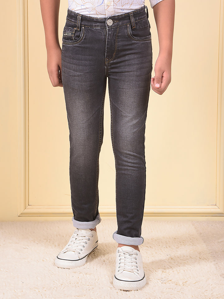 Modish Slim Fit Black Jeans