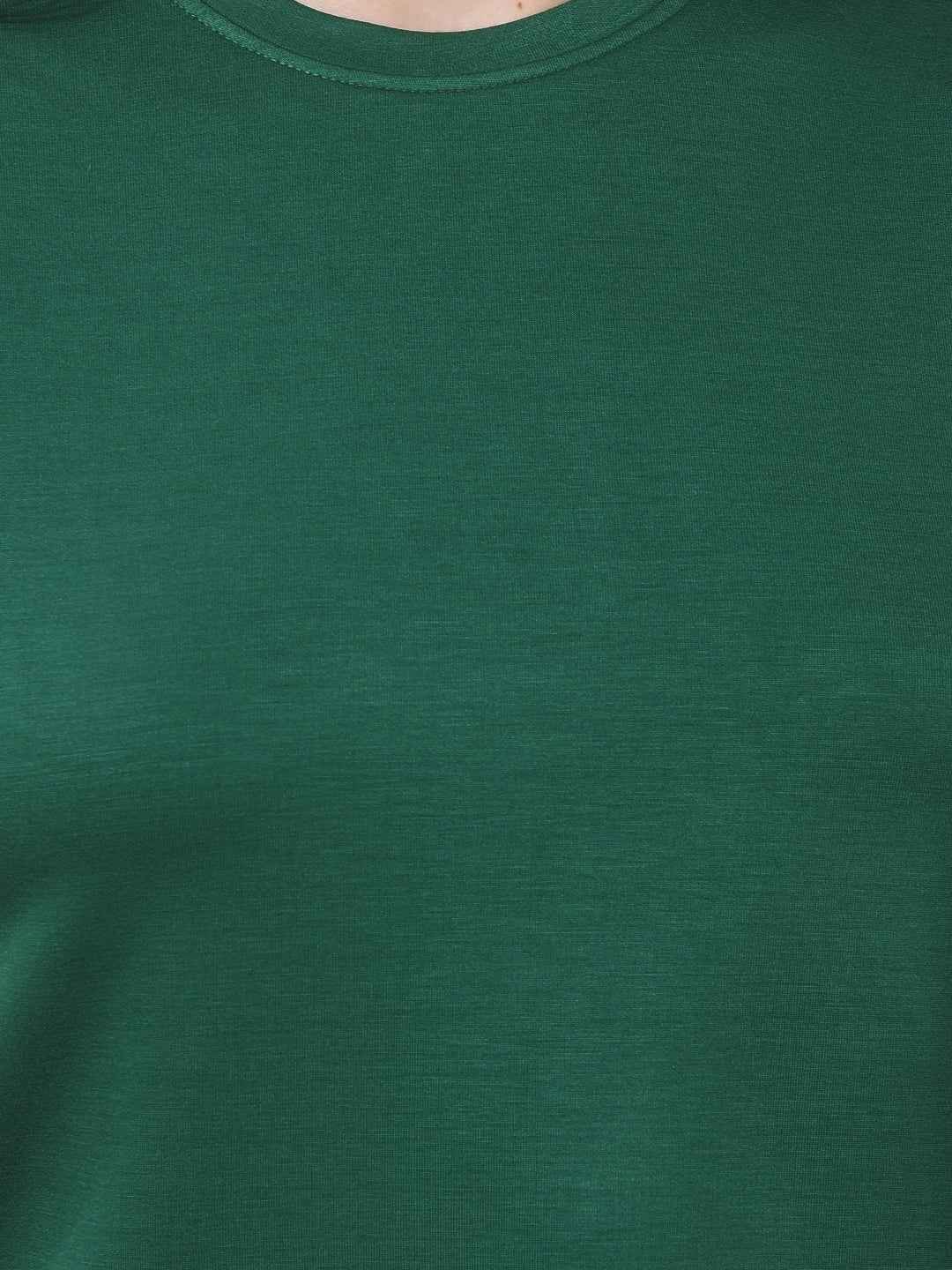 OrbitForest Green Cropped Tee