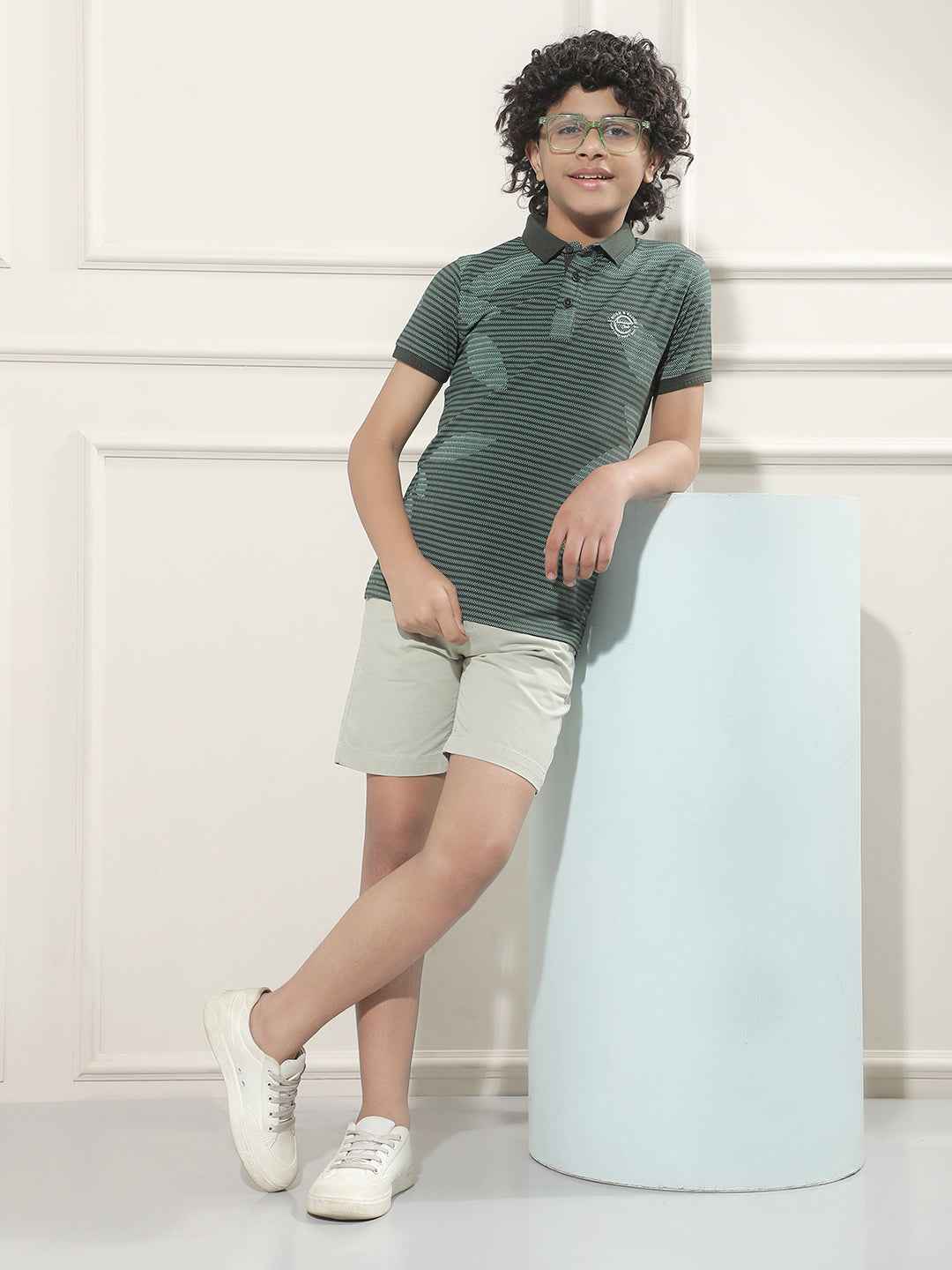 Sage Green 100% Cotton Shorts