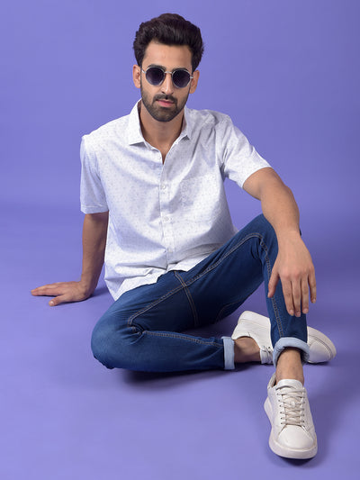 White Printed Shirt