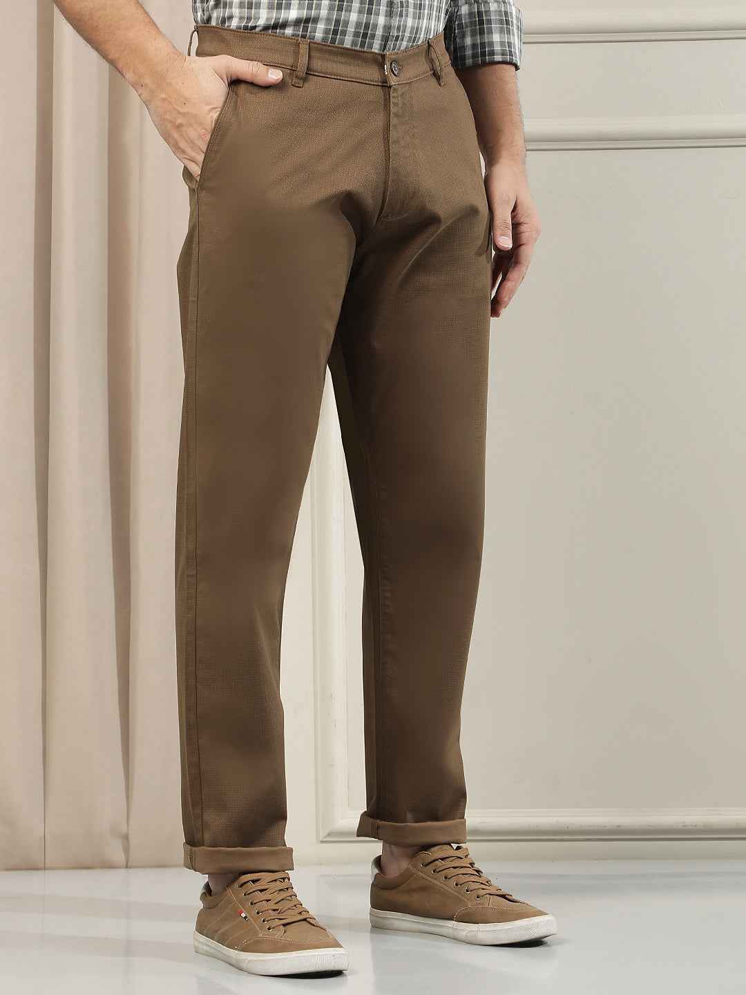 Brown Smart Casual Trousers