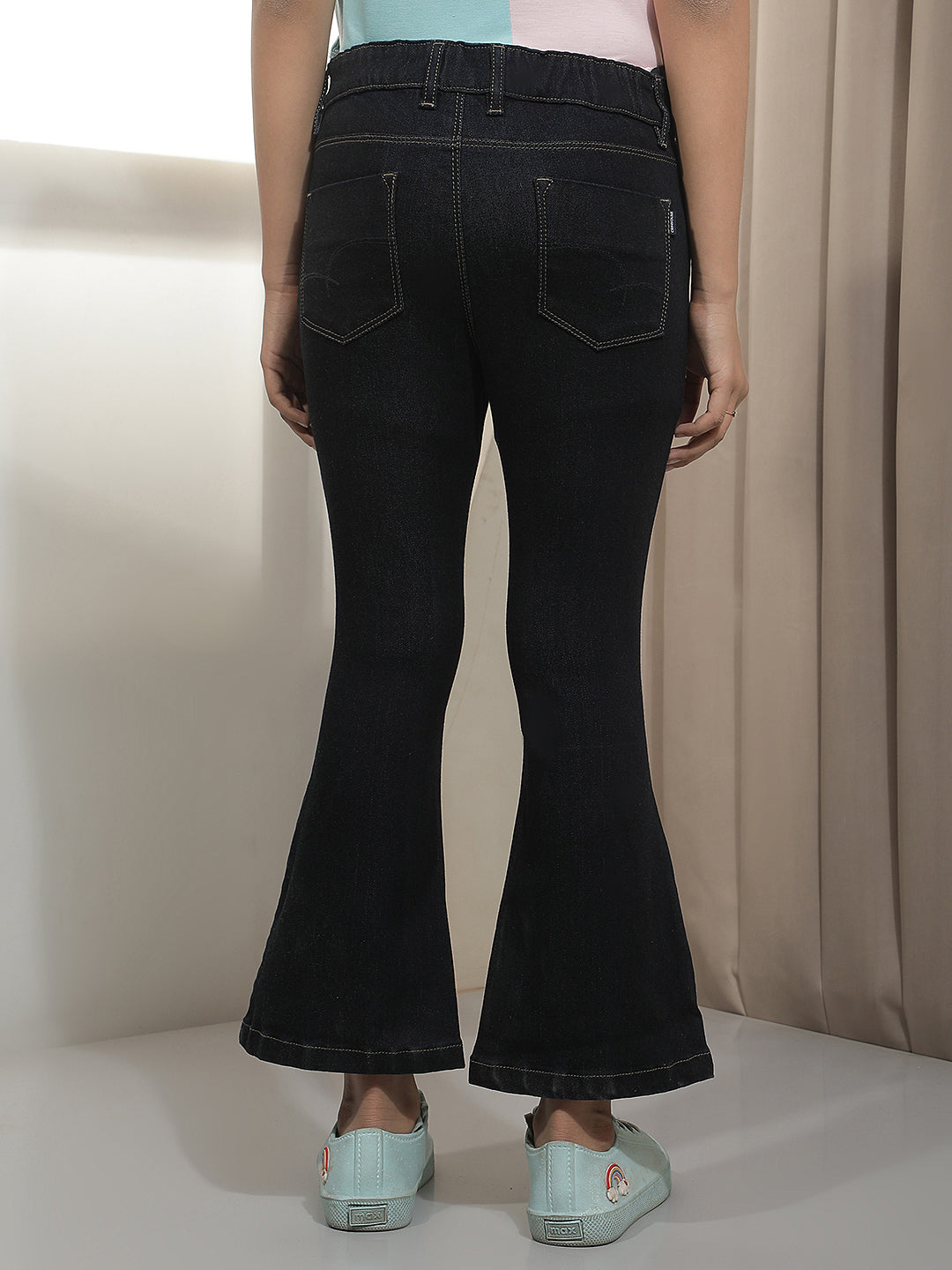 Navy Blue Bootcut Jeans