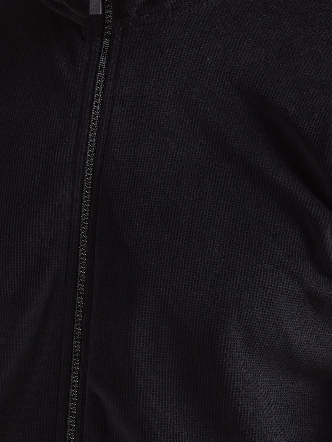 Black Jacquard Sweatshirt