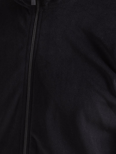 Black Jacquard Sweatshirt