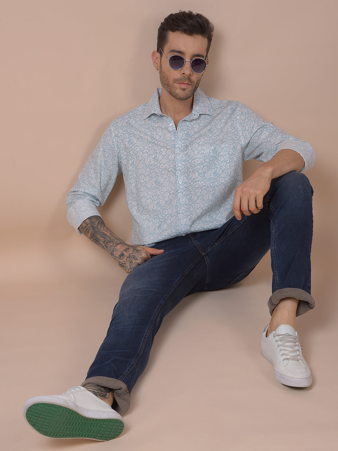 Blue Straight Jeans