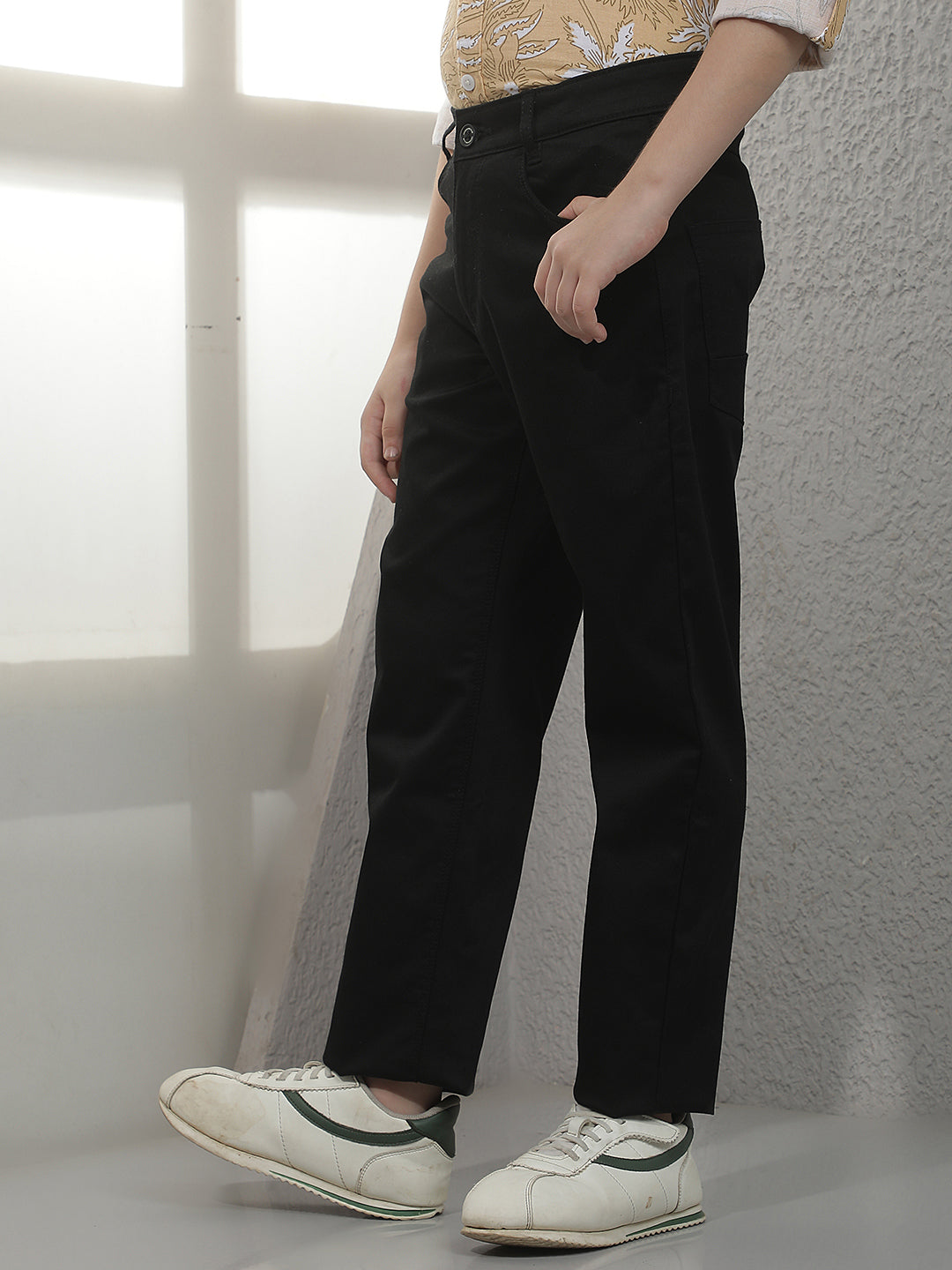 Tailored Jet Black Trousers