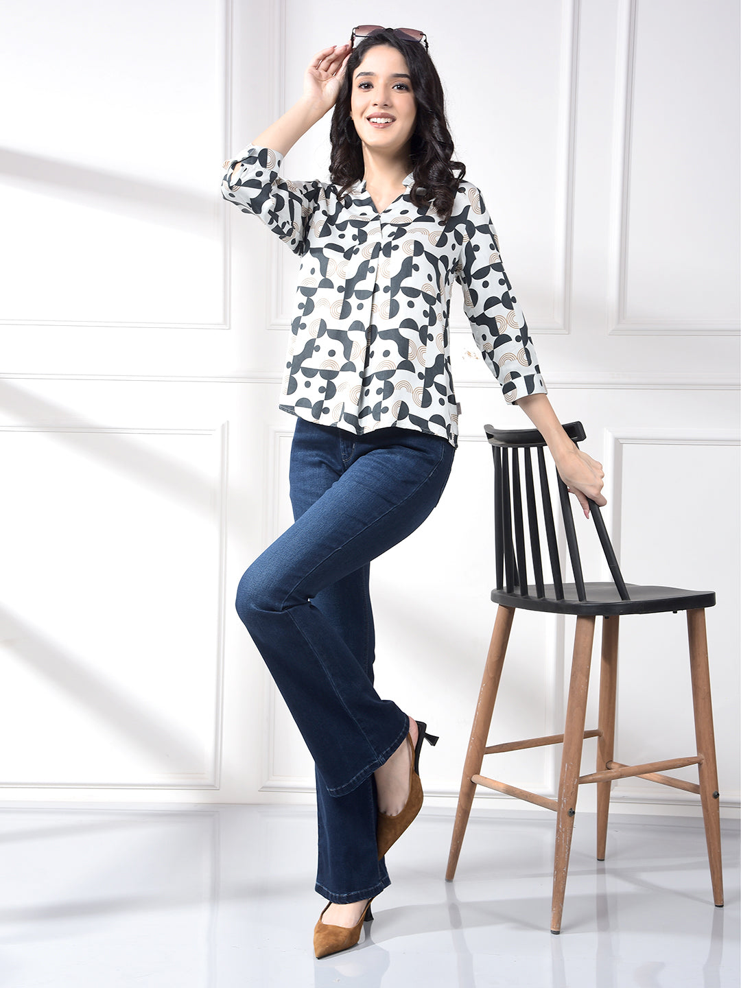 Streamlined Blue Bootcut Jeans