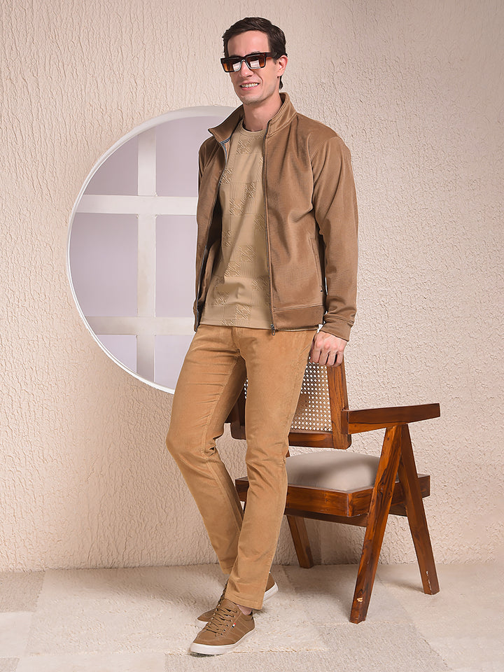 Khaki Corduroy Trousers